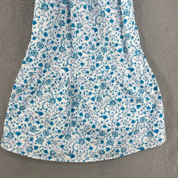 Draper James Womens Floral Dress Cottage Long 100% Cotton Sz S Flowy Ruffle - Picture 13 of 16